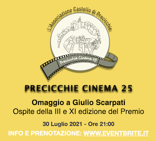 Precicchie Cinema 25: Omaggio a Giulio Scarpati ospite della III e XI edizione del Premio